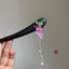 WHX-Hairpin 15cm {Purple Dew Breeze} Kẹp tóc Ebony chính hãng Cổ điển Thanh lịch Tím Nho Bướm Tấm kẹp tóc Kẹp tóc Kẹp tóc Kẹp tóc