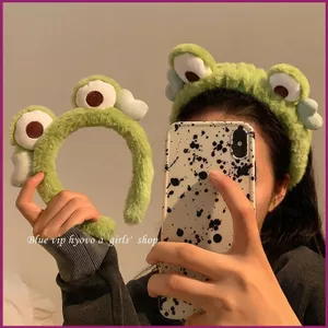 YT4 Hoạt Hình Ngộ nghĩnh Dễ Thương Ếch Nhỏ Tóc Vòng Nữ Rửa Mặt Sang Trọng Tóc Mùa Đông Băng Đô Thời Trang Phụ Kiện Tóc