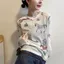 Milyfashion Kích Thước Lớn Sáng Tạo Hoạt Hình Pony In Hơi Trong Suốt Mỏng Chống Nắng Áo Nữ Mùa Hè Phong Cách Mới Tất Cả Trận Đấu Mỏng Hơn Nhìn Áo Thun Top ENNG
