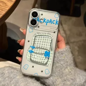 Túi xách graffiti Ứng dụng iPhone 17 trường hợp 16 hàng ngày 1514/13/12p xr sáng tạo