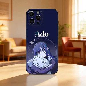 Ốp Điện Thoại TP-2 A-Ado K-Kyogen Cho iPhone17,16,15,13,12 Plus, Vỏ Silicon Mềm Max Màu Đen