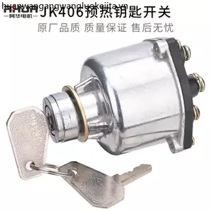 Bộ máy phát điện Diesel răng nanh Jade.Chai Start Key Khóa cửa điện Công tắc đánh lửa Khởi động làm nóng trước JK 406