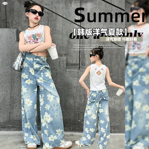 Áo Vest in hình trái tim đầy màu sắc mùa hè phong cách mới cho trẻ em thời trang lưng rỗng
