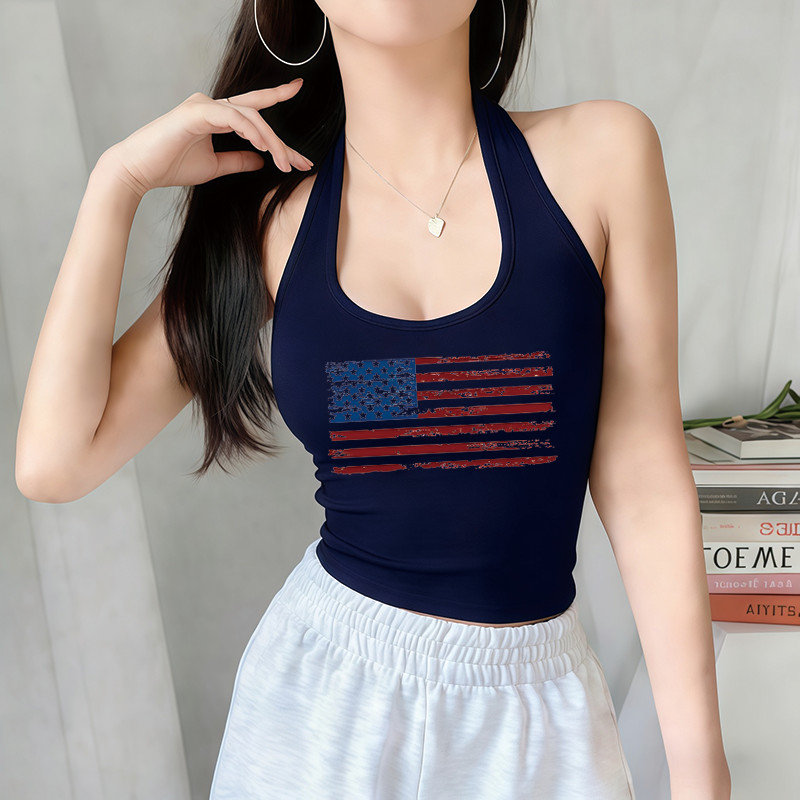 Áo Yếm Croptop Choàng Cổ Hở Lưng Ôm Body Nữ | Áo Thun | Cotton Thun Mềm Co Giãn | Tôn Dáng Gợi Cảm Sexy Siêu Hot Mới#031