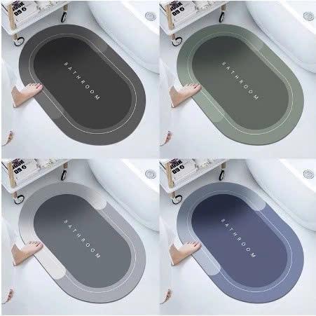 Thảm lau chùi chân trải sàn silicon mềm thấm hút tốt chống trơn trượt - Hoàng Nam Living
