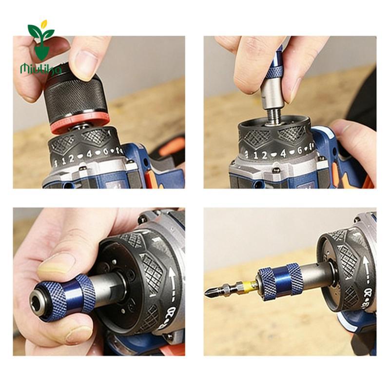 Bộ chuyển đổi mũi tuốc nơ vít Miulika, Giá đỡ bit thay đổi nhanh, Công cụ mở rộng nhỏ gọn và đa năng để xây dựng