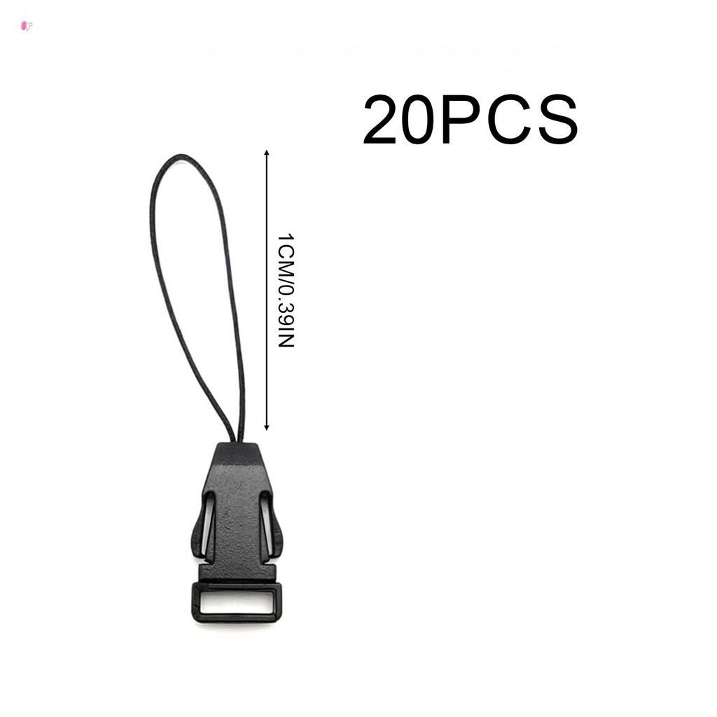 20 Chiếc Khóa Nhựa Cho Dây Đeo Phụ Kiện Phần Cứng Hành Lý Bền Đẹp Và Dễ Dàng Lắp Đặt