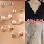 Ngọc Trai Cổ Kẹp Dành Cho Áo Sơ Mi - 4 cái/bộ giúp ngăn rối tủ quần áo