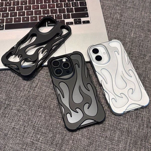 Ốp Điện Thoại Làm Mát Rỗng Thích Hợp Cho iPhone17promax Ngọn Lửa Thích Hợp Cho iPhone17pro Creative 15 Chống Sốc 14