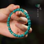 Màu ngọc lam Cắt thẳng Thuốc Hạt Vòng tay Trở lại Hạt tròn Xếp chồng Vòng tay Hợp thời trang Chơi Wenwan Trang sức Nữ Công nghệ Tối ưu hóa K5M0