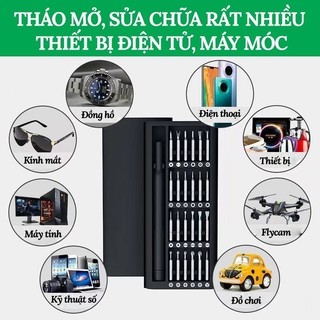 Bộ tua vít đa năng mini 24 chi tiết từ tính sửa chữa điện thoại laptop tiện lợi