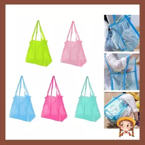 Li Đi Biển Ngoài Trời Cát Đồ Chơi Túi Bảo Quản Túi Lưới Nylon Thoáng Khí Cho Độ Bền Và Tiện Lợi Gia Đình Đi Chơi Túi Du Lịch