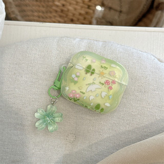 Green Swallows in Spring cho Airpods4 AirPods 1 / 2 3 Pro Pro2 pro3 Bộ tai nghe Bluetooth không dây Vỏ bảo vệ tai nghe AirPods Pro i3 i4 pro3