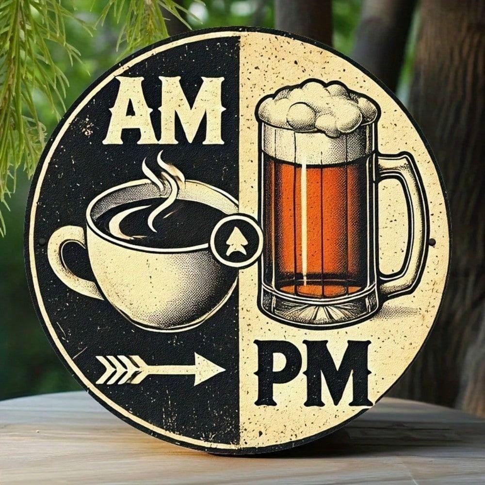 CIFbuy Vintage Cà Phê Kim Loại Ký Retro Thanh Trang Trí Tường