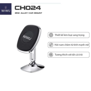 Giá đỡ từ tính Wiwu CH024 chính hãng cho điện thoại, hỗ trợ tính năng nam châm