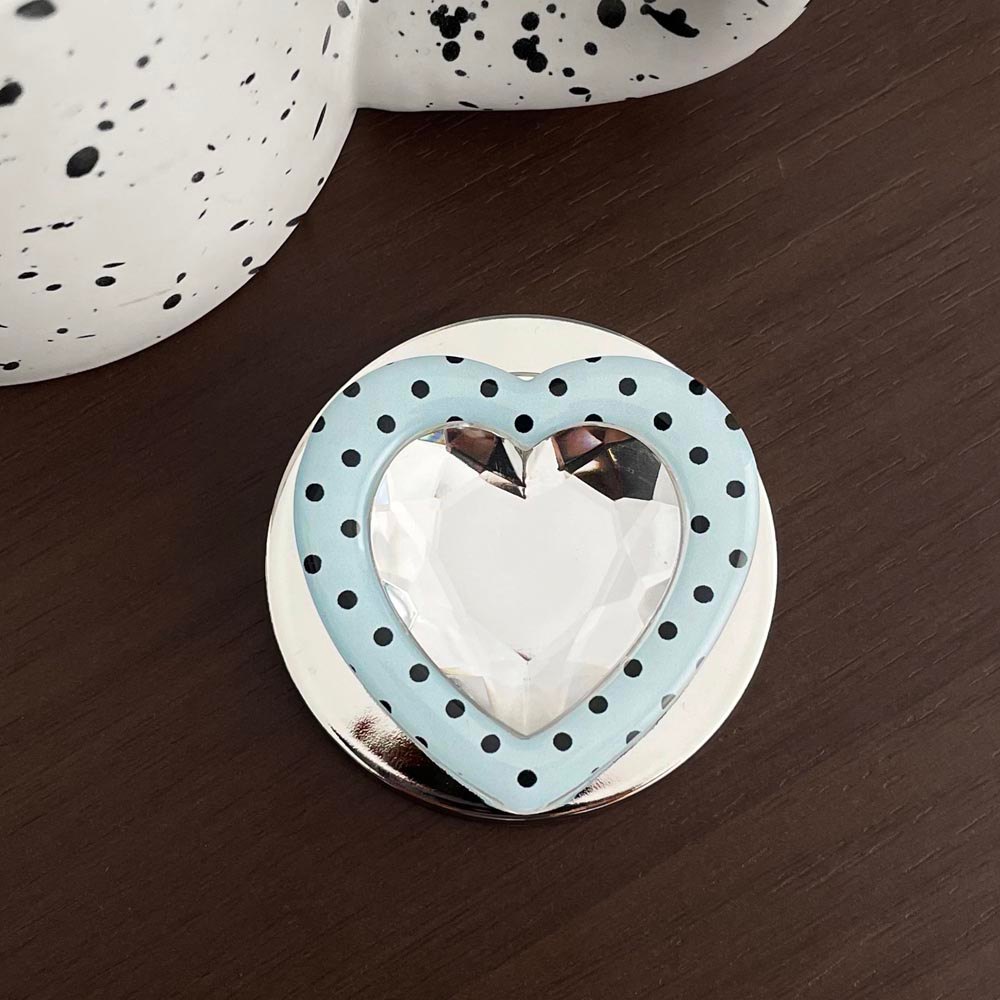 Popsocket Chấm Bi Họa Tiết Trái Tim Nam Châm Có Thể Gập Lại Giá Đỡ Điện Thoại Nam Châm