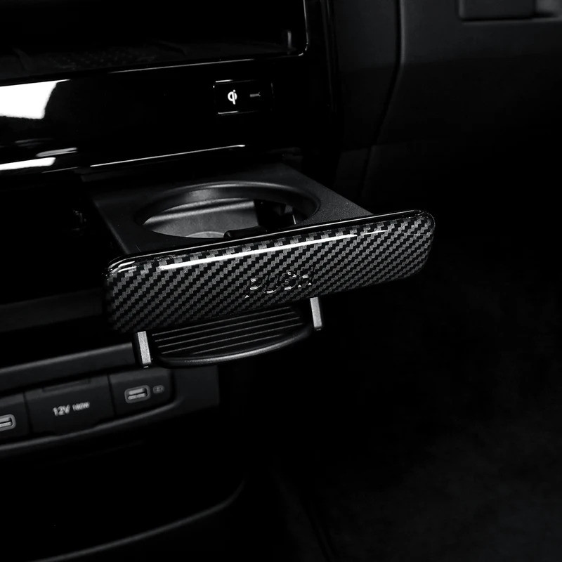 Phụ Kiện Nội Thất Hàng Trước Cốc Nước Nút Nhấn Bao Viền Cho Xe Hyundai Staria 2021-2026 Điều Chỉnh Xe LHD