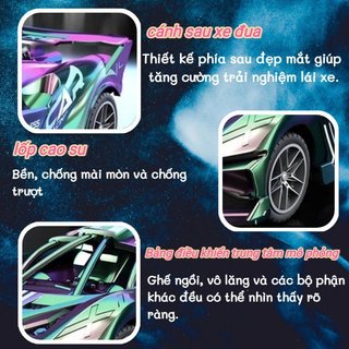 Điều khiển từ xa Xe đua bằng nhựa ABS có thể sạc lại chạy bằng pin cho trẻ em Đồ chơi trong nhà ngoài trời