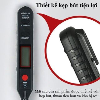 Bút kiểm tra điện áp kỹ thuật số thông minh LCD NCV Máy dò dây Breakpoint Báo động pha liên tục Đèn LED