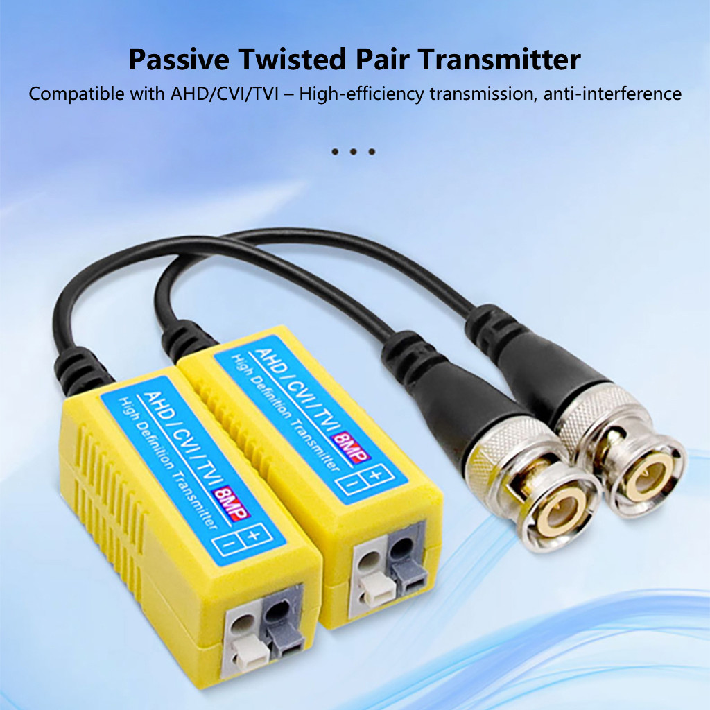 Bộ phát video cặp xoắn thụ động JMT cho định dạng video AHD / CVI / TVI cho camera quan sát Analog / HD Kết nối với DVR
