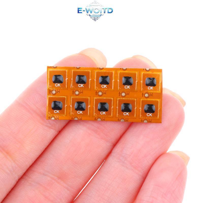 E-WOITD Smart Lập trình 5x5mm FPC NFC RFID Tag Stier 1mm Đọc kích thước vi mô để nhận dạng xe kỹ thuật số Los và truyền dữ liệu E-WOITD