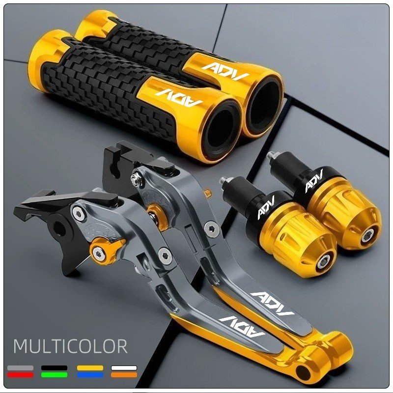 DÀNH CHO XE HONDA ADV150 ADV160 ADV350 Cần Phanh Xe Máy Tay Cầm Thanh Cuối Bộ Gấp Có Thể Điều Chỉnh CNC Nhôm Nâng Cấp Bộ