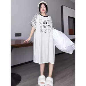 Váy Ngủ Ngắn Tay Hoạt Hình Cho Chó Con Mùa Hè - Thoải Mái Và Phù Hợp