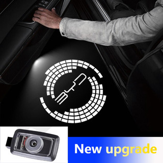 Đèn chào mừng cửa ô tô BYD - Đèn LED máy chiếu ống kính thủy tinh HD cho BYD Atto 3 Dolphin D1 E6 Seal U Han Sealion Tang Song Plus [Chỉ phù hợp với cửa chính hãng với đèn nhà máy.]
