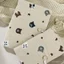 Meow Paradise Vải Bề Mặt Vải Lanh Cotton Thêu A5A6 Lá Rời Có Thể Tháo Rời Sổ Tay Văn Học Handmade Di Động Ghi Chú 2ELI