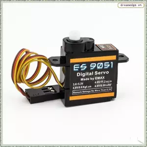 ES9051 Nhựa Kỹ Thuật Số servo 4.3g servo Chống Thấm Nước Có Bánh Răng Uesd Cho RC Xe Trực Thăng Thuyền Máy Bay Accessorie
