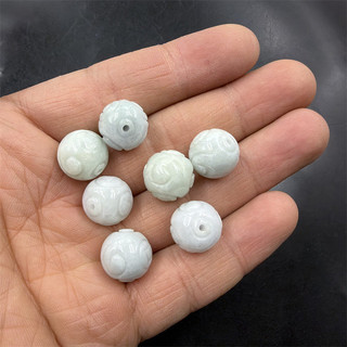 ((2 Cái) 13 Mm Ngọc A Hàng Giấy Khắc Hạt Tròn Rời Hạt Vòng Tay Tự Làm Phụ Kiện