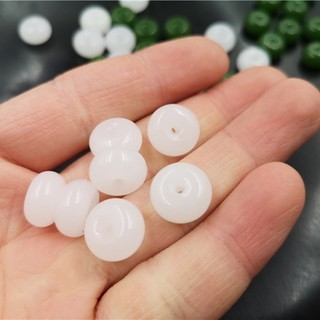 Kính An Toàn Khóa Miếng Đệm Hạt Miếng Đệm Giả Jasper Abacus Hạt Vòng Tay Tự Làm Phụ Kiện