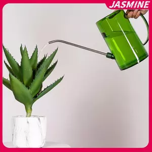 JASMINE 1L Miệng Dài Tưới Cây Nhựa Tưới Chậu Phụ Kiện Tưới Nhà Hoa Thiết Thực Dụng Cụ Làm Vườn Tay Cầm JASMINE