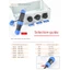 Phích cắm hàng không chống nước không hàn LD20-4 Core / LD28-3 5 lõi Nam Nữ Đầu nối mông Ổ cắm công nghiệp