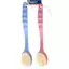 MAKY Soft Body Scrubber Tắm Tẩy tế bào chết Tay cầm dài Bàn chải tắm Tẩy tế bào chết Máy mát xa da Bàn chải làm sạch Phụ kiện phòng tắm VN