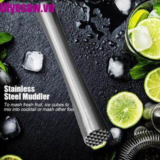 LILYES Cocktail Muddler Barware DIY Máy nghiền đá bền bỉ Búa nghiền thép không gỉ