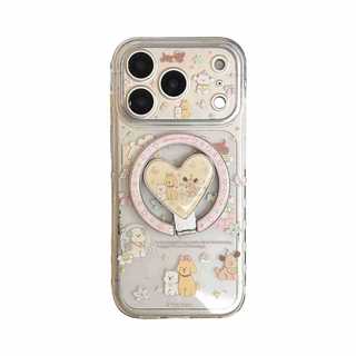 [Sheren] Ốp điện thoại hình minh họa chú chó con dễ thương Thích hợp cho i17 16 15 14 13 12 11 pro max Vỏ bảo vệ chống sốc