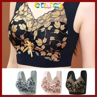[Còn hàng] Áo ngực lót OAKANDME, Áo ngực nâng ngực thoải mái không dây ren, Quần lót chống chảy xệ liền mạch thoáng khí cho nữ