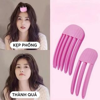 Lược Làm Phồng Chân Tóc, Kẹp Tạo Phồng Chân Tóc Mái Thời Trang Hàn Quốc 3 Răng, 6 Răng Cho Nam Nữ