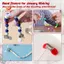 Nút chặn hạt 8 miếng để làm đồ trang sức Đầu dây hạt để ngăn hạt thép lò xo rơi, dụng cụ đính cườm