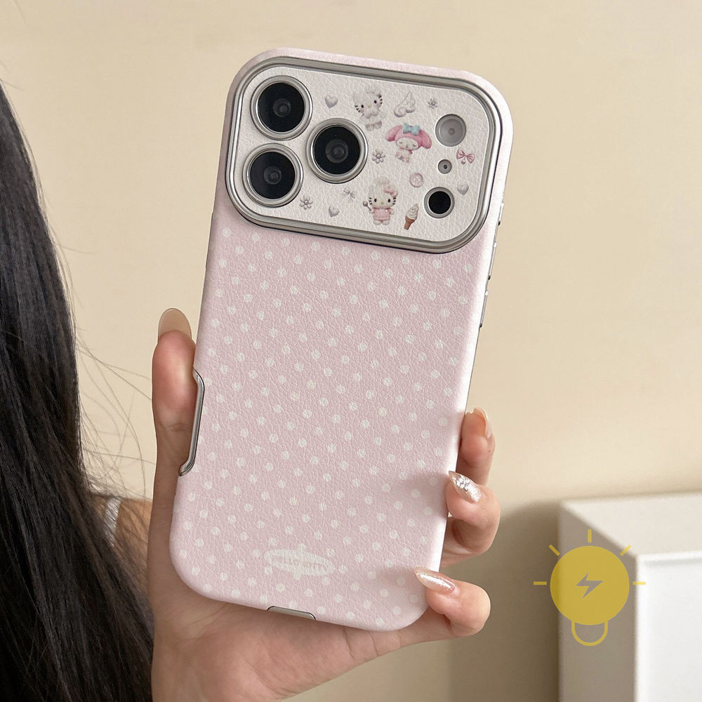 Phone Case For iPhone 17 Pro Max 16 15 14 TPU Kitty Aesthetic Korean Cute