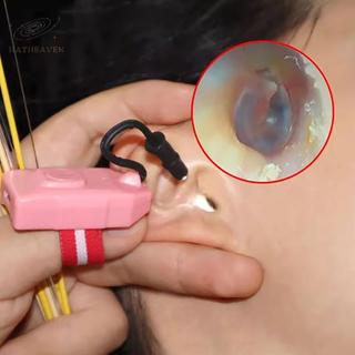 [hatheaven] Đèn ngón tay cái Đèn xỏ tai chuyên nghiệp có thể điều chỉnh độ sáng bánh răng thứ ba Đèn ngón tay Dụng cụ làm sạch tai chuyên dụng Đẹp