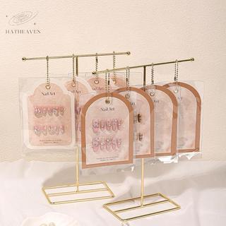 [hatheaven] Giá đỡ/kệ trưng bày móng tay giả, thẻ trưng bày, túi chống bụi, lưu trữ đẹp