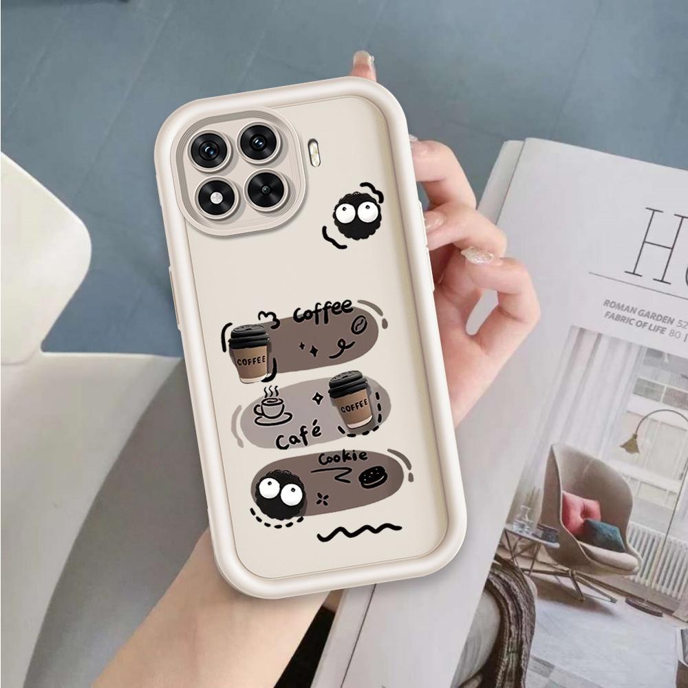 Ốp Lưng Cho Xiaomi 11T 13T 14T 15T Pro Phim Hoạt Hình Silicon Mềm Vỏ Điện Thoại TPU Đen Bóng Than Thiên Thần Mắt Chống Sốc Mặt Sau