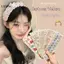 LUImo Hair Fringe Miếng Dán Dành Cho Nữ Bộ Băng Đô Quấn Tóc Hoa Dễ Thương Có Thể Tái Sử Dụng Miếng Dán Đầu Trước Để Sử Dụng Hàng Ngày SBS