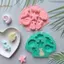 TRTR 7 Consecutive Sinh Vật Biển Khuôn Silicon Fondant Nướng Bánh Sô Cô La Nhựa DIY Khuôn Cá Trang Trí Dụng Cụ Cupcake Topper VN
