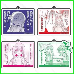HT3 Bocchi The Rock Móc Khóa Anime Móc Khóa Acrylic Dễ Thương Túi Mặt Dây Chuyền Hoạt Hình Gotou Hitori Ijichi Nijika Móc Chìa Khóa Quà Tặng