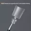 TRTR 240 / 300 Chiếc Nửa Bao Hạnh Nhân Móng Tay Giả Nửa Mờ Pre Buff Acrylic Móng Tay Hình Dạng Hình Thang Gel Đầu Móng Tay Để Bấm Vào Móng Tay Nối Dài DIY VN