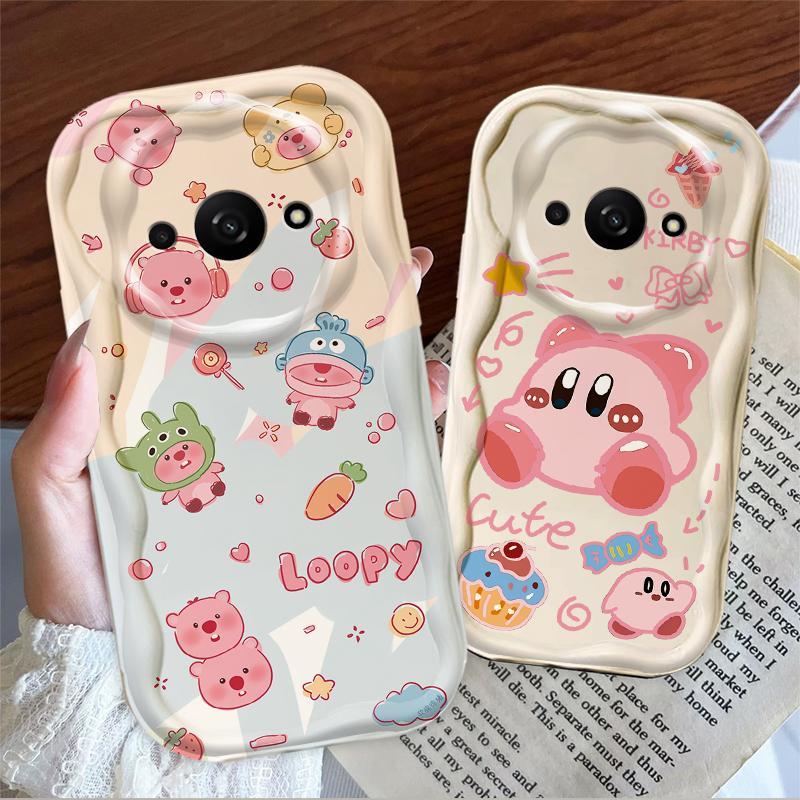 Thích hợp cho Redmi A3 / POCO C61 4G 3D Girls Soft TPU Loopy Kirby Vỏ điện thoại chống sốc