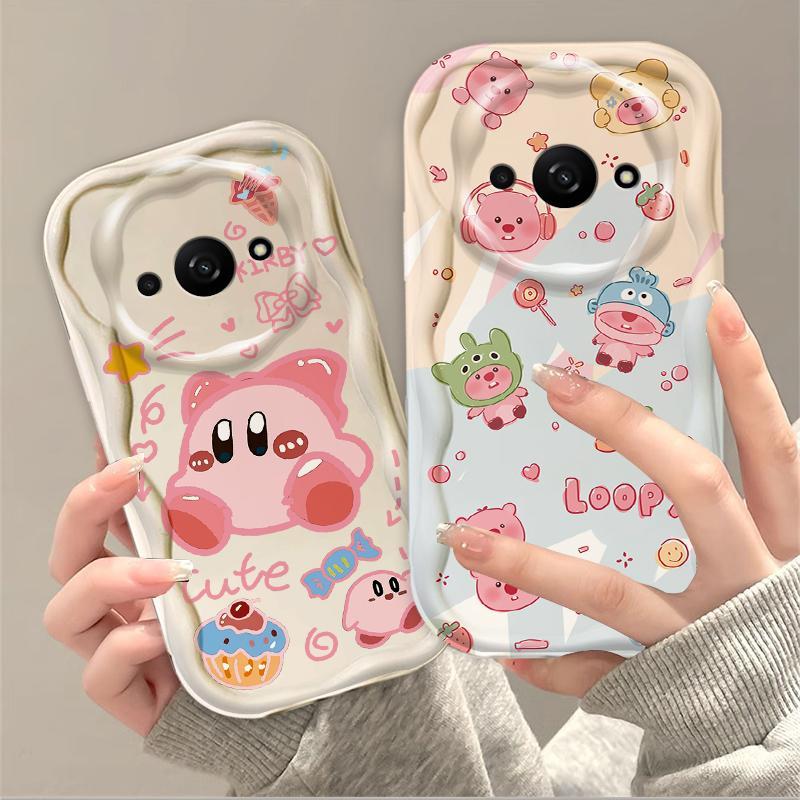 Thích hợp cho Redmi A3 / POCO C61 4G 3D Girls Soft TPU Loopy Kirby Vỏ điện thoại chống sốc